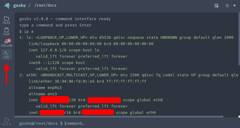 CLI mode