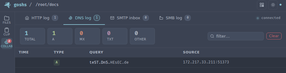 DNS query