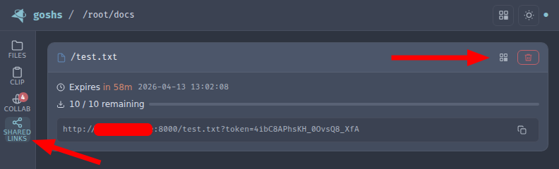 Share Controls